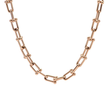 Horseshoe Link Necklace | Gold, Rose Gold or Steel | Premium 316L Stainless Steel