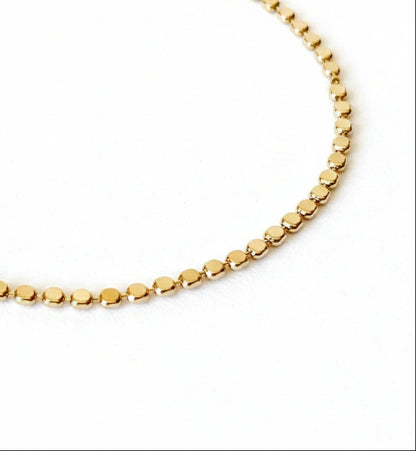 Dots Bracelet | 2MM | 18K Gold Filled