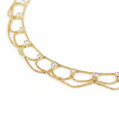 Bali Lace Anklet | 18K Gold Filled