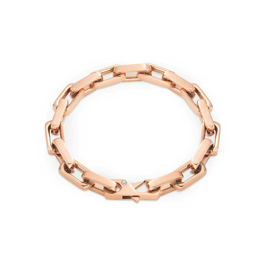 PREMIUM STAINLESS STEEL - BRACELET - EDGE PAPERCLIP 7.8MM