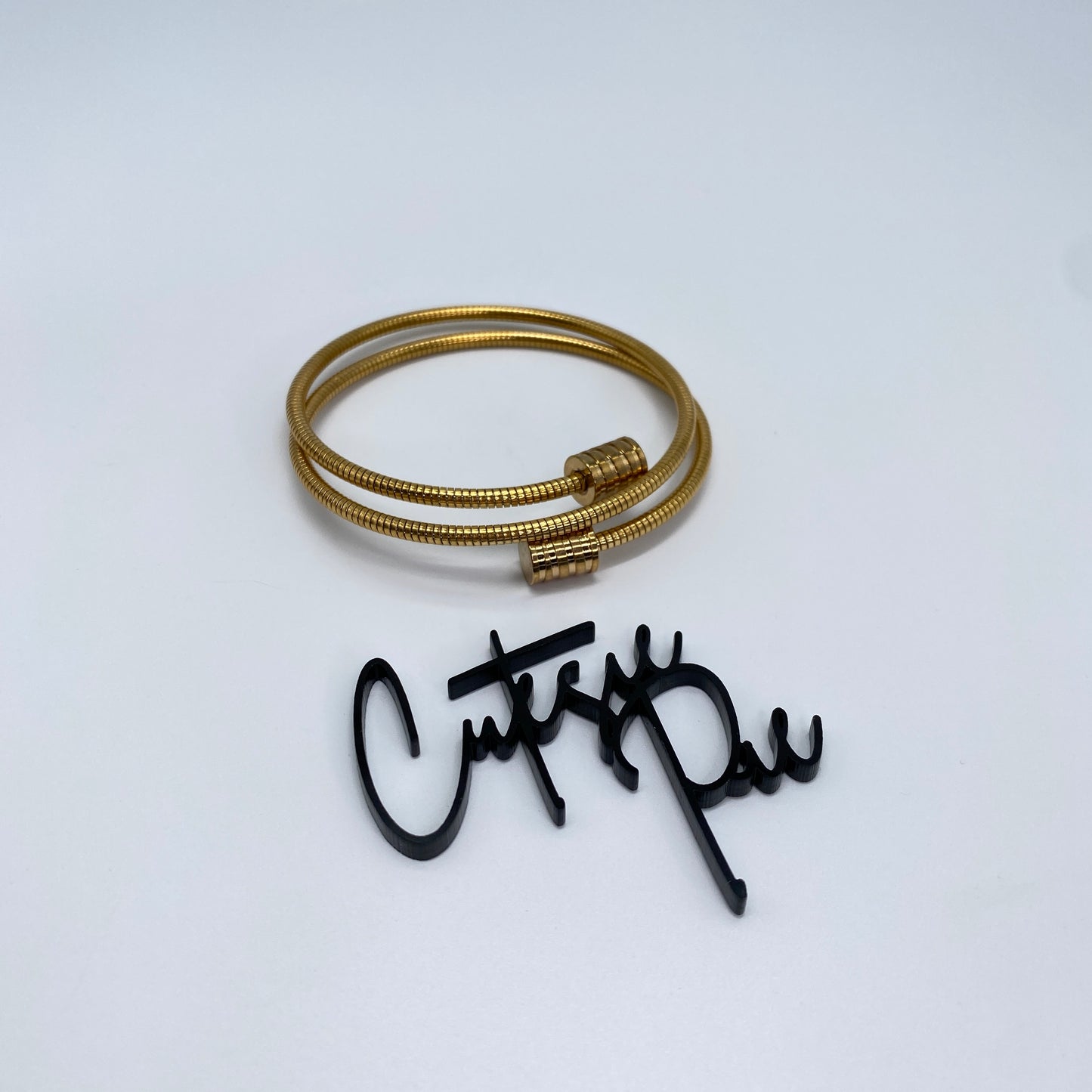 Double Wrap Snake Chain Bracelet | 18K Gold PVD | 304 Stainless Steel