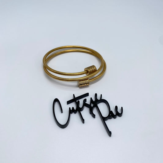 Double Wrap Snake Chain Bracelet | 18K Gold PVD | 304 Stainless Steel