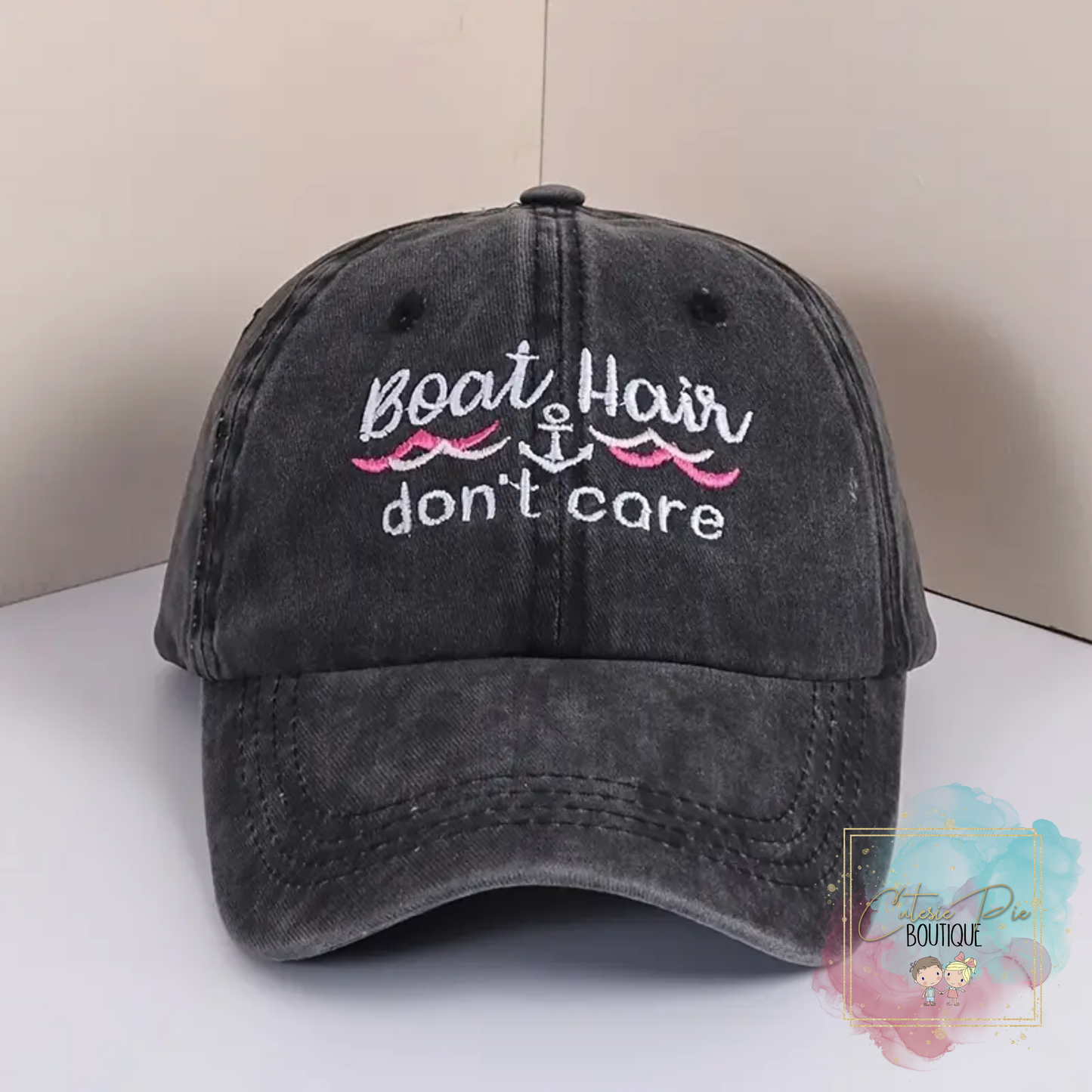 Boat Hair Don't Care - Adult Baseball Cap