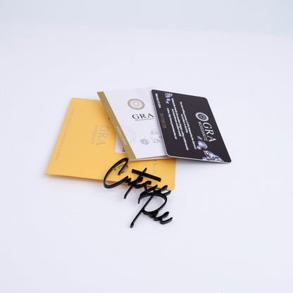 Moissanite Square Stud Earrings | 5MM (0.5CT Each) | 14K Yellow Gold | Certificate Included