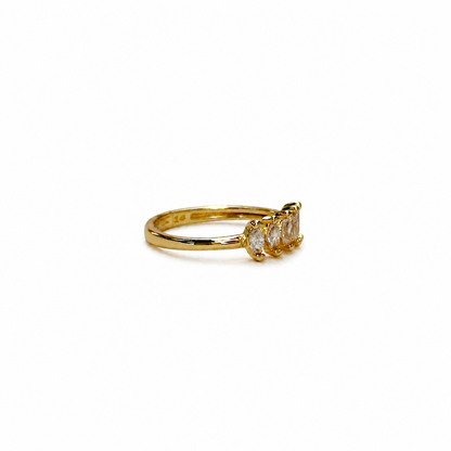 Marquise CZ Ring | 18K Gold-Filled