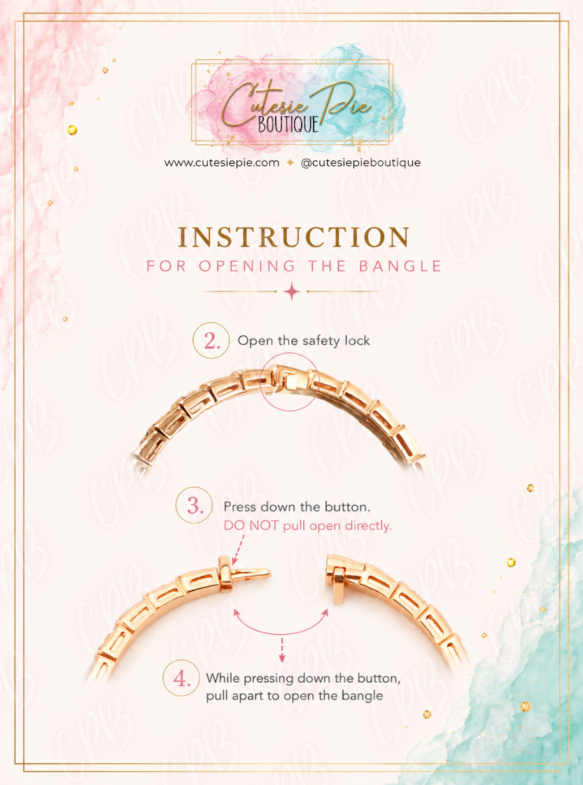 Tapered Scale Bangle | Premium Gold Plated