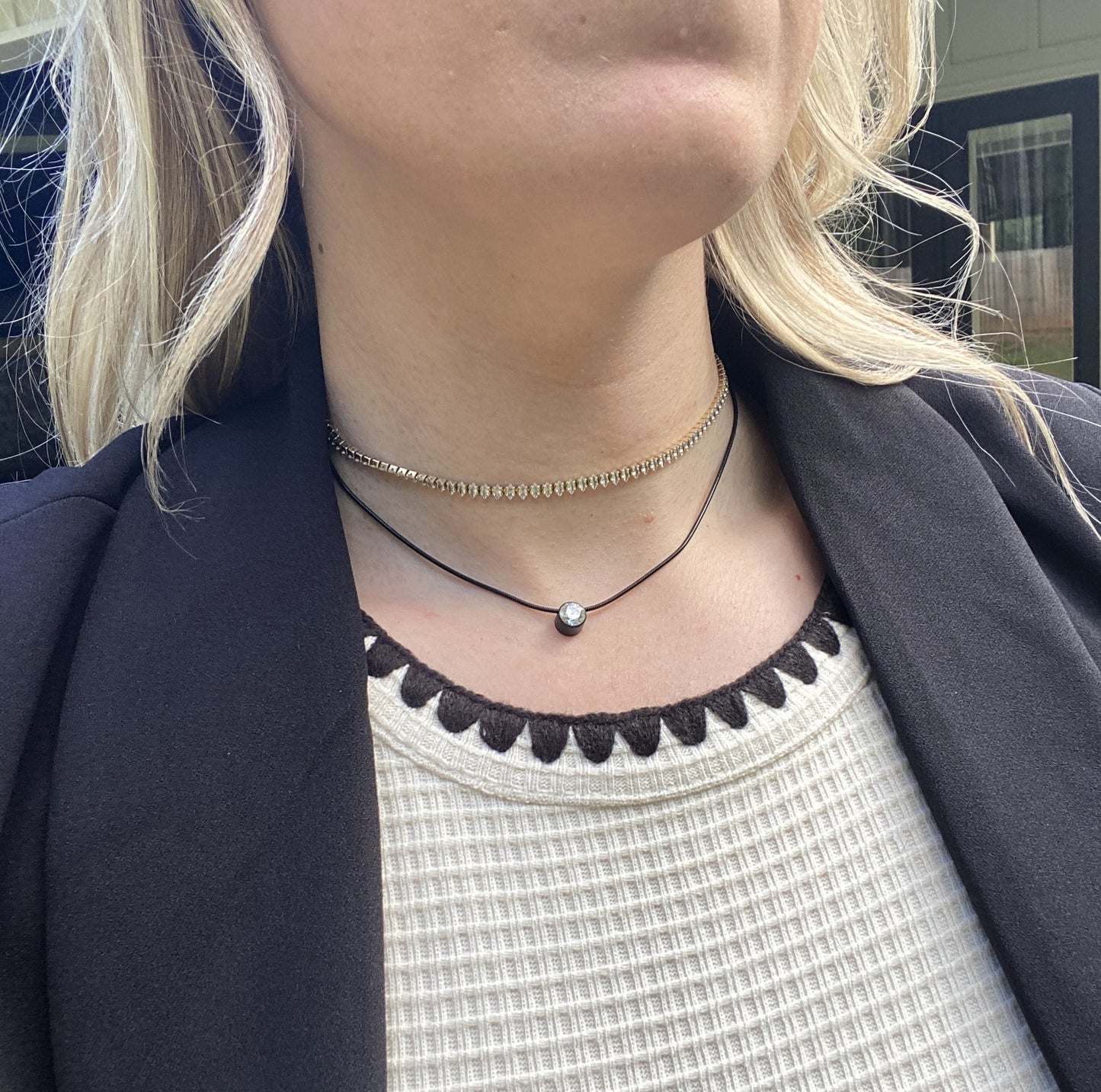 Coil Solitaire Pendant Necklace | 1CT | Premium 316L Stainless Steel