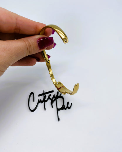 Snake Cuff Bracelet | 18K Gold PVD | 304 Stainless Steel