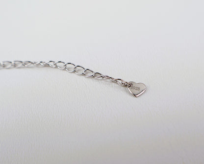 Moissanite Station Cross Bracelet | 4MM | 0.3CT | 950 Platinum-Plated Sterling Silver | Certificate Included