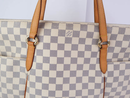 Louis Vuitton | Totally MM Bag | Damier Azur Canvas