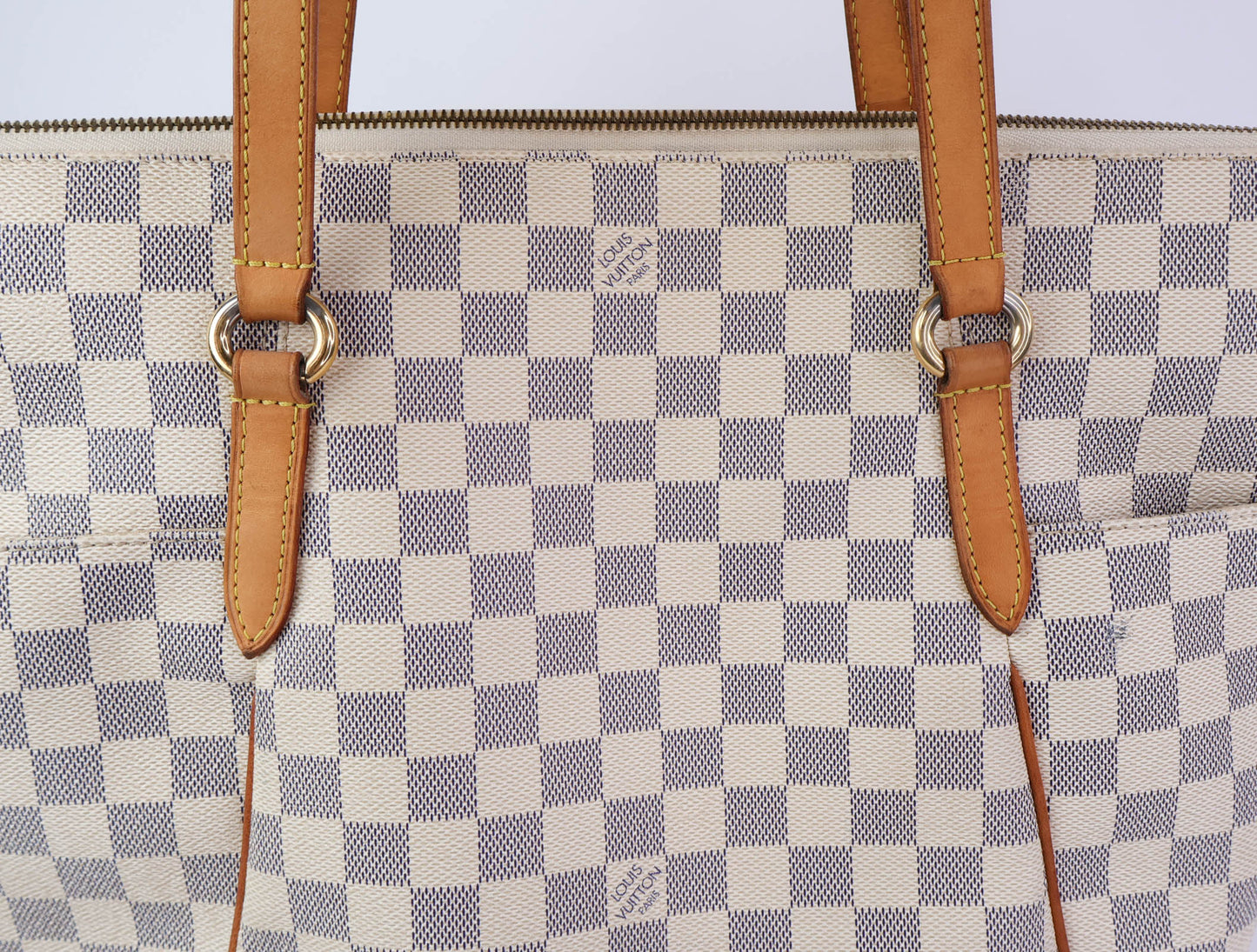 Louis Vuitton | Totally MM Bag | Damier Azur Canvas