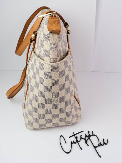 Louis Vuitton | Totally MM Bag | Damier Azur Canvas