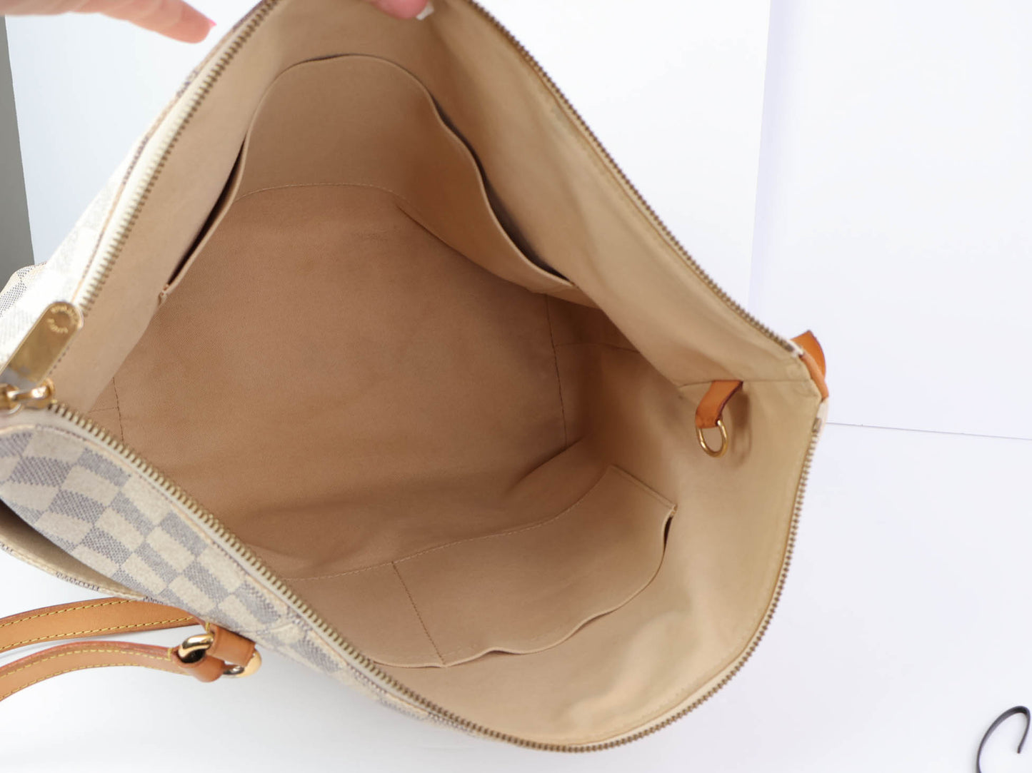 Louis Vuitton | Totally MM Bag | Damier Azur Canvas