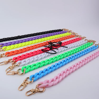 Acrylic Link Purse Chain Strap | Handbag Charm Accessory