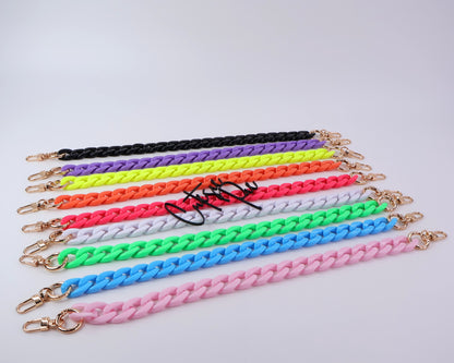 Acrylic Link Purse Chain Strap | Handbag Charm Accessory