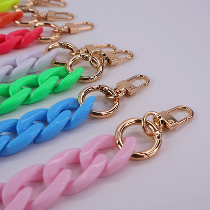 Acrylic Link Purse Chain Strap | Handbag Charm Accessory
