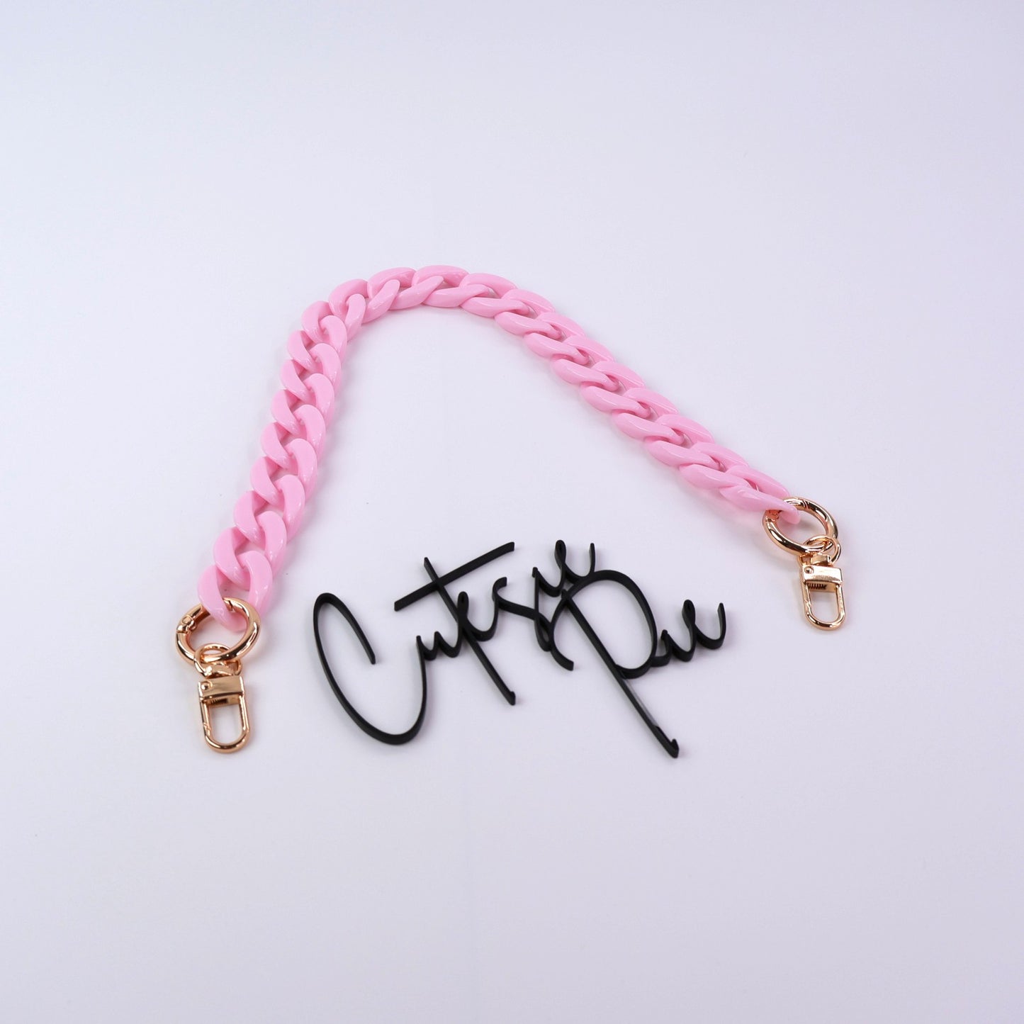 Acrylic Link Purse Chain Strap | Handbag Charm Accessory