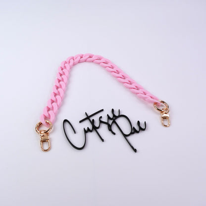Acrylic Link Purse Chain Strap | Handbag Charm Accessory
