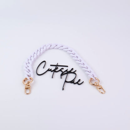 Acrylic Link Purse Chain Strap | Handbag Charm Accessory