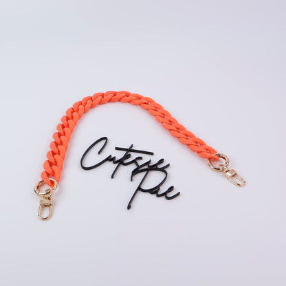 Acrylic Link Purse Chain Strap | Handbag Charm Accessory