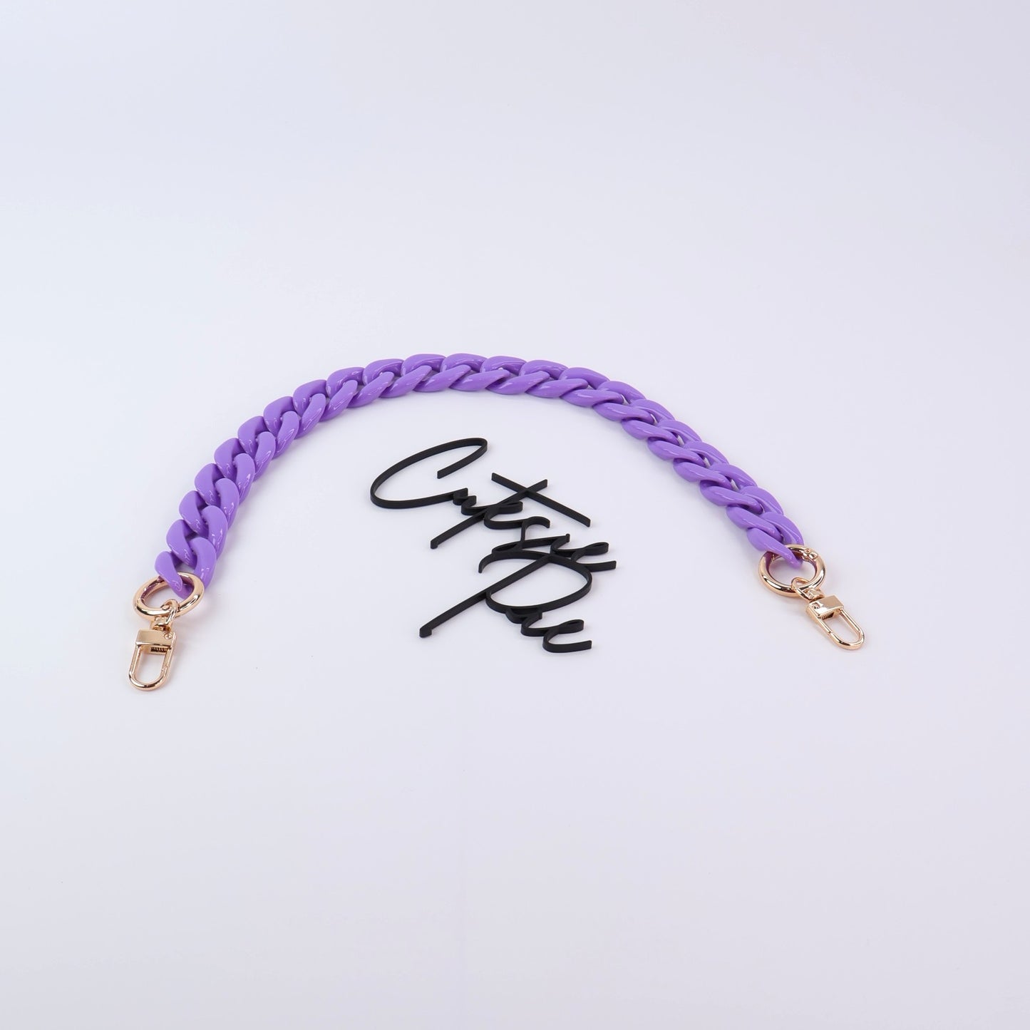 Acrylic Link Purse Chain Strap | Handbag Charm Accessory