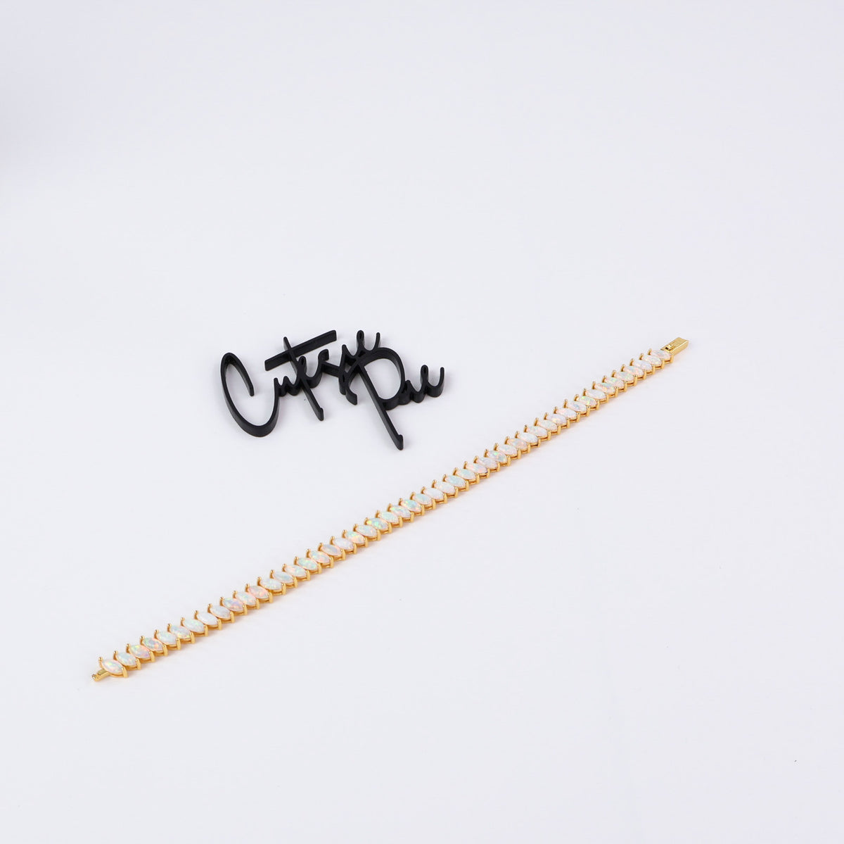 Marquise Opal Tennis Bracelet | 4MM | 18K Gold Vermeil