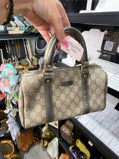 Gucci | Ophidia Small Boston Bag | GG Supreme Canvas