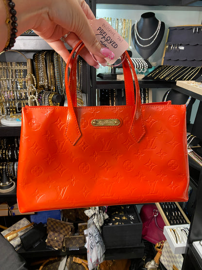 Louis Vuitton | Wilshire PM | Monogram Vernis | Orange Sunset