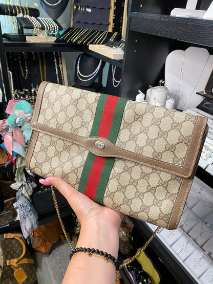Gucci | Sherry Line Pouch / Clutch | GG Canvas