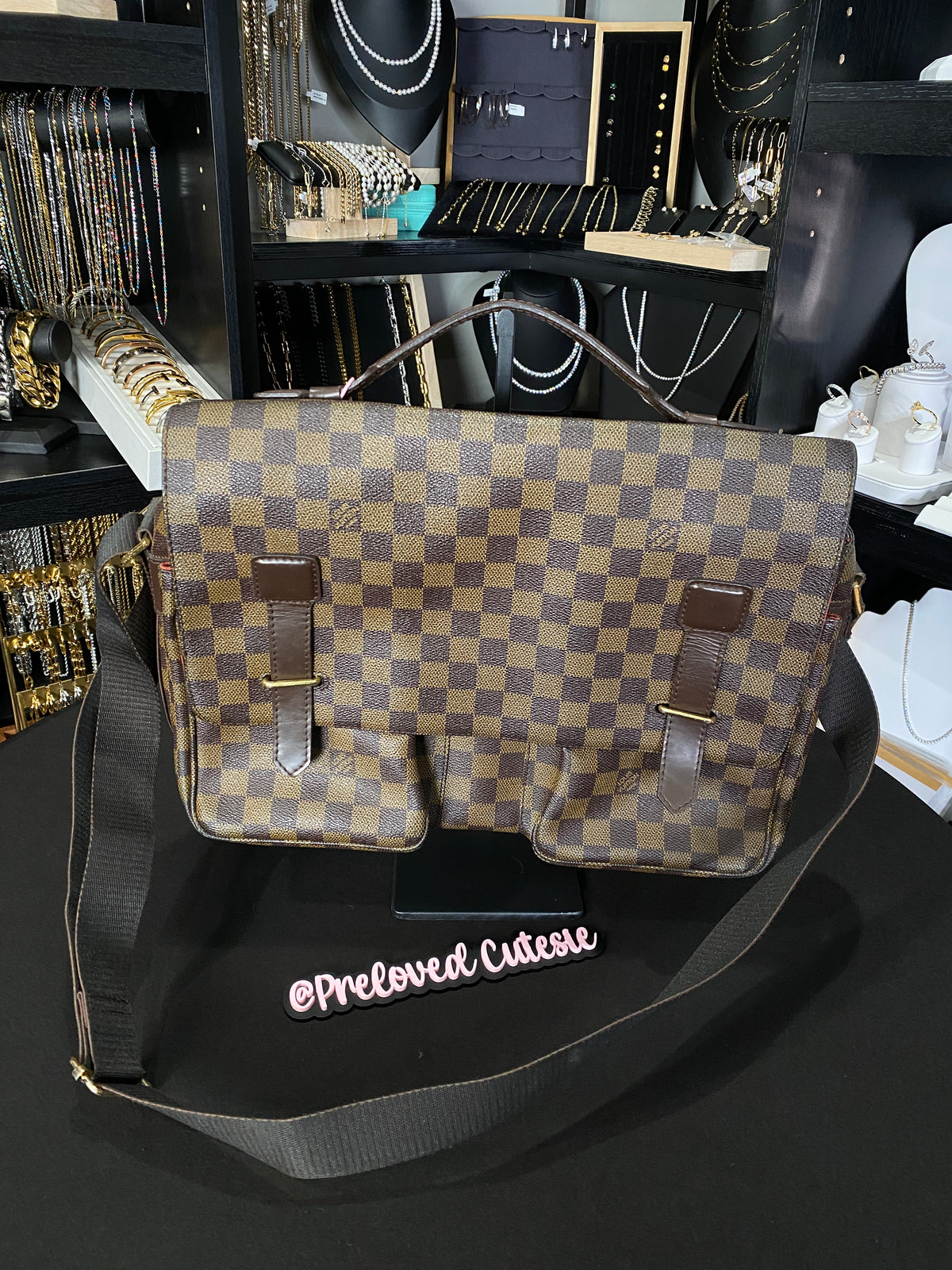 Louis Vuitton | Broadway Shoulder Bag | Damier Ebene