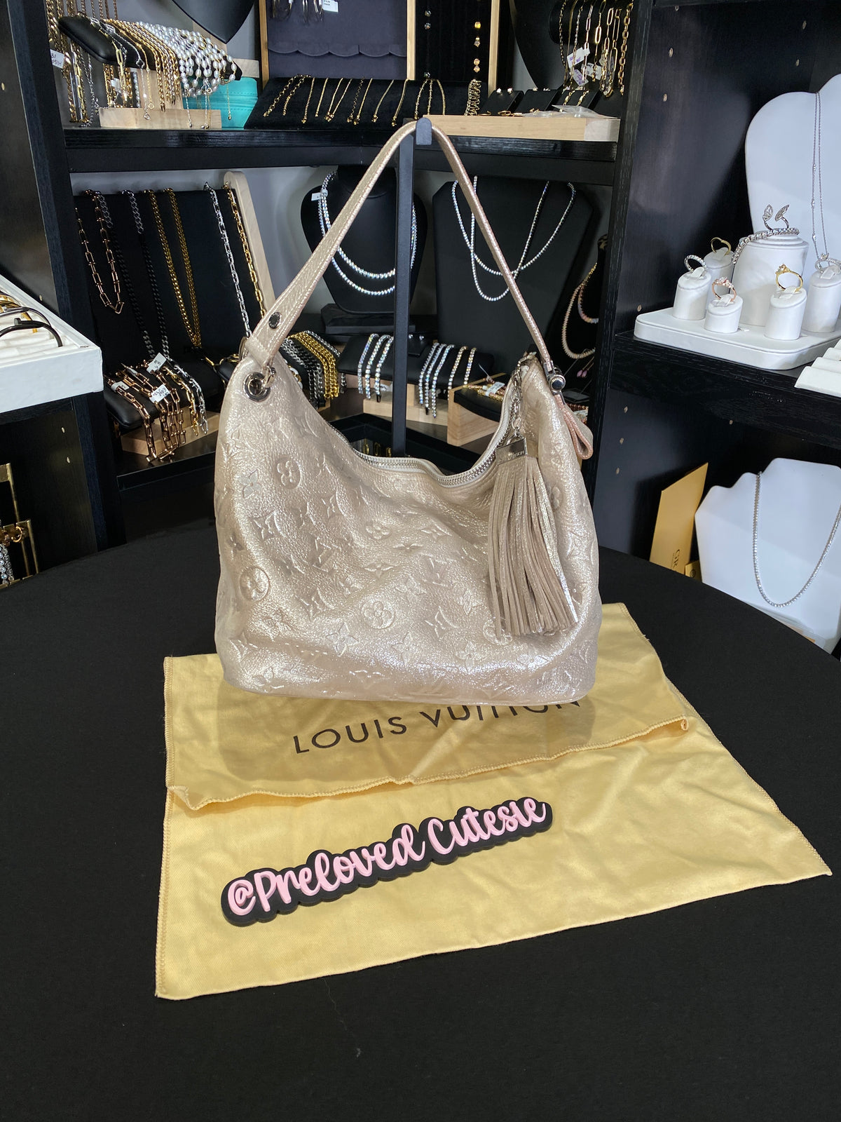 Louis Vuitton | Limited Edition Shimmer Halo Bag | Peach Monogram Leather
