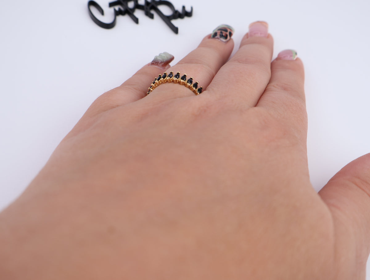 Marquise Eternity Ring | 5MM | 18K Gold-Filled