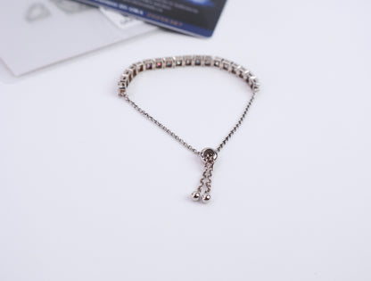 Moissanite Tennis Bolo Bracelet | 4MM | 5.4CT | .925 Sterling Silver | Certificate Included