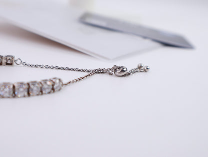 Moissanite Tennis Bolo Bracelet | 4MM | 5.4CT | .925 Sterling Silver | Certificate Included