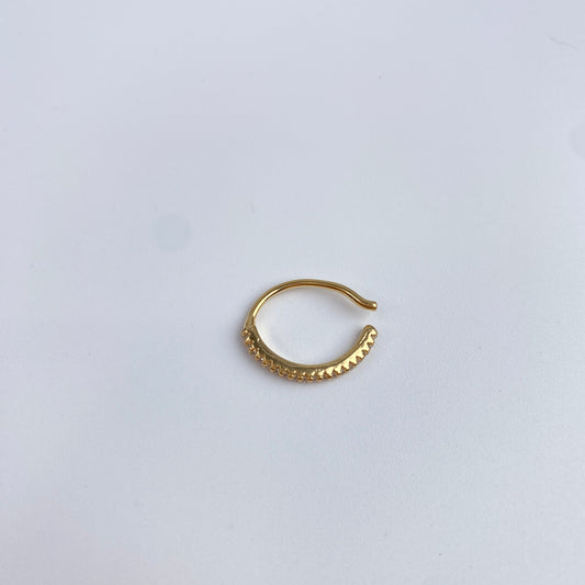 CZ Classic Ear Cuff | 18MM | 18K Gold-Filled