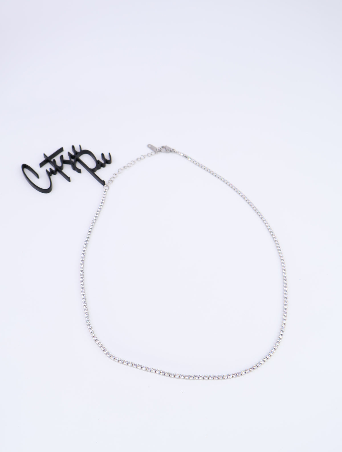 CZ Tennis Necklace | 2MM | Gold or Steel | 304 Stainless Steel