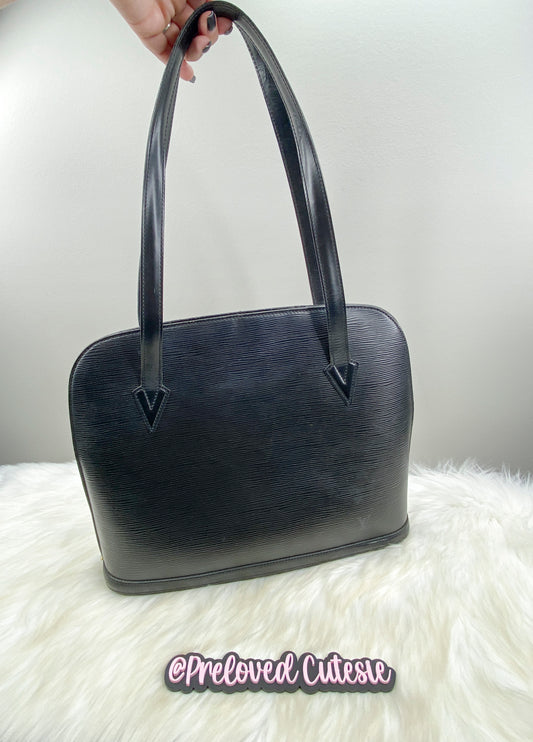 Louis Vuitton | Lussac Shoulder Bag | Black Epi Leather