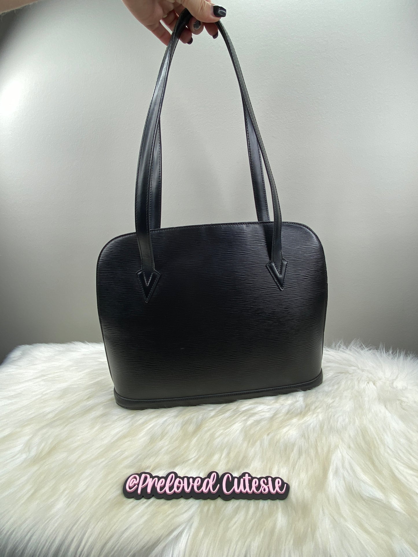 Louis Vuitton | Lussac Shoulder Bag | Black Epi Leather
