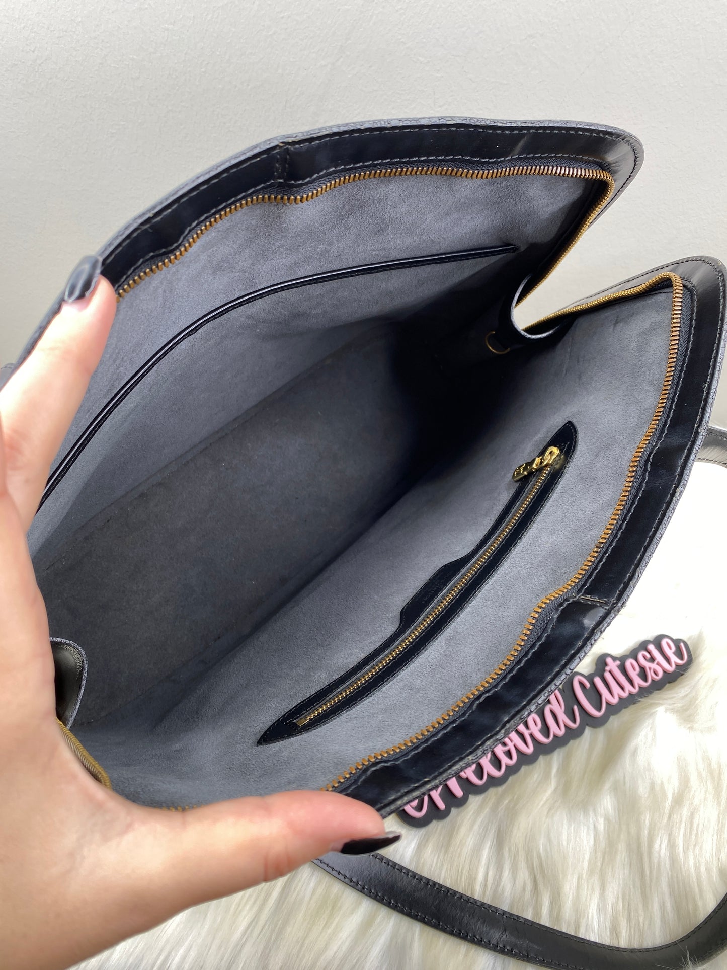 Louis Vuitton | Lussac Shoulder Bag | Black Epi Leather