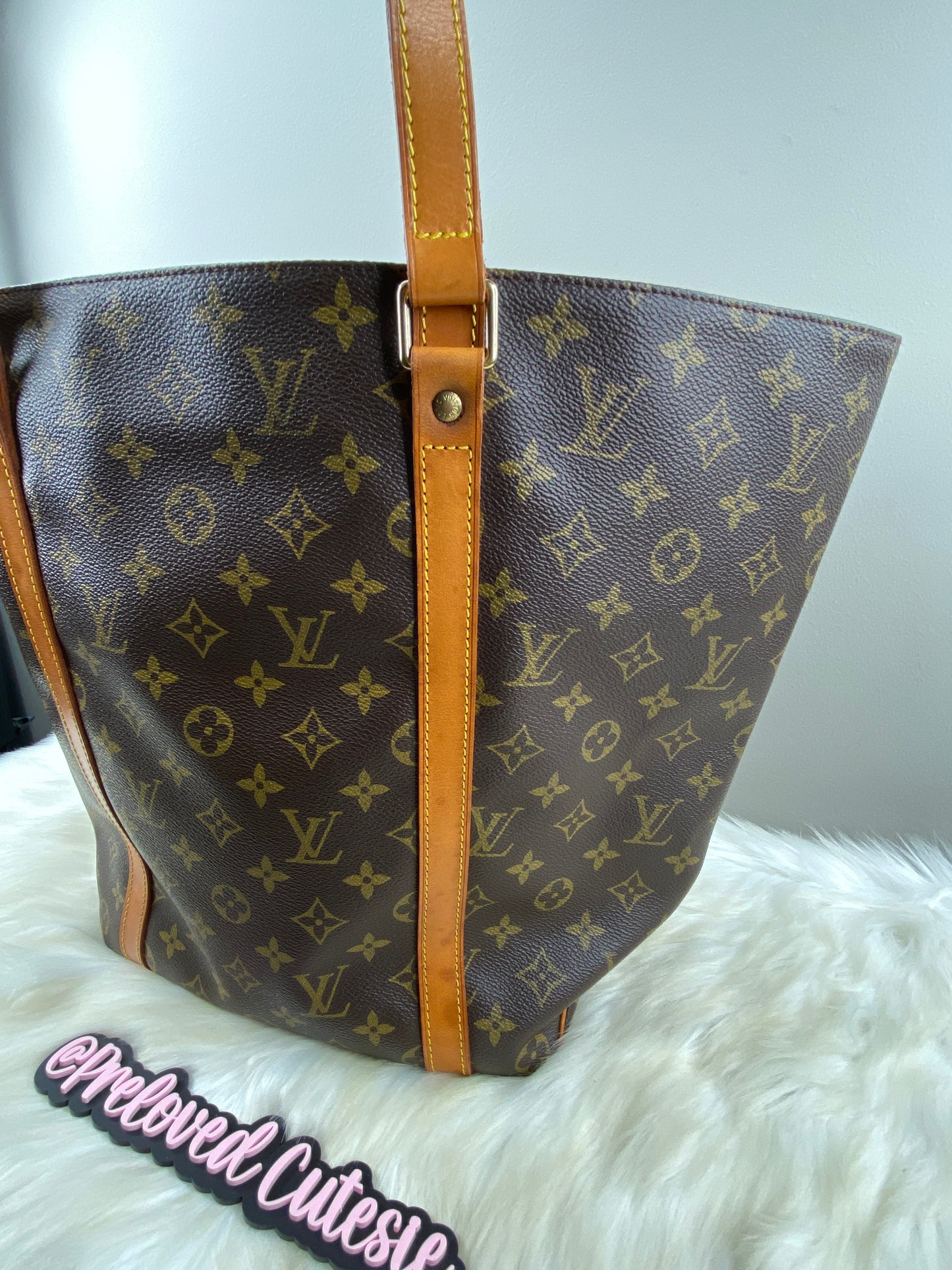 Louis Vuitton Sac Shopping Tote - Vintage Pre-Loved Handbag
