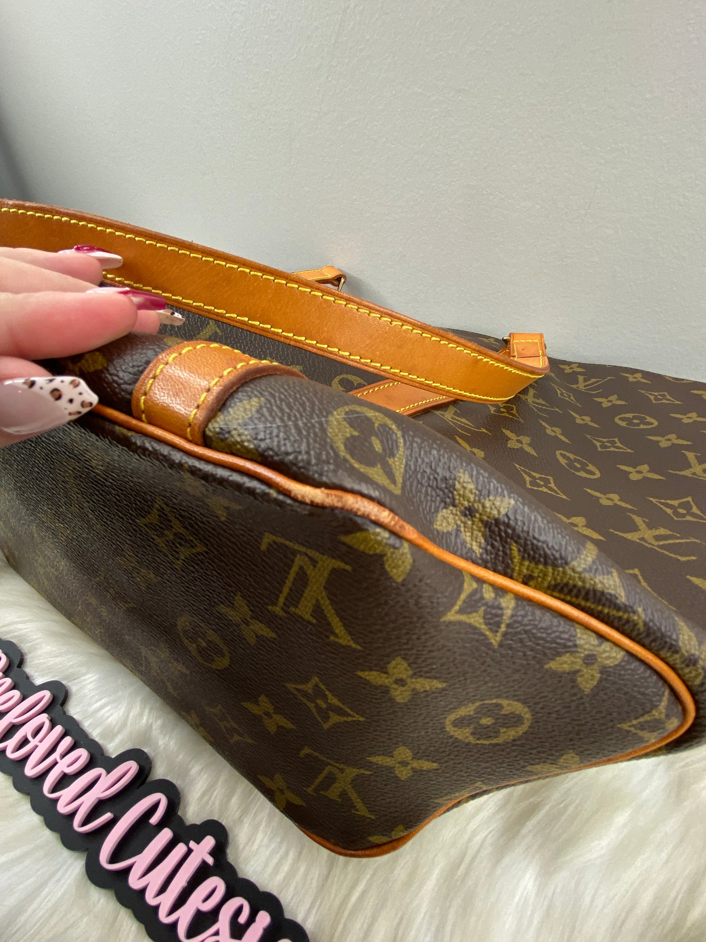 Louis Vuitton Sac Shopping Tote - Vintage Pre-Loved Handbag