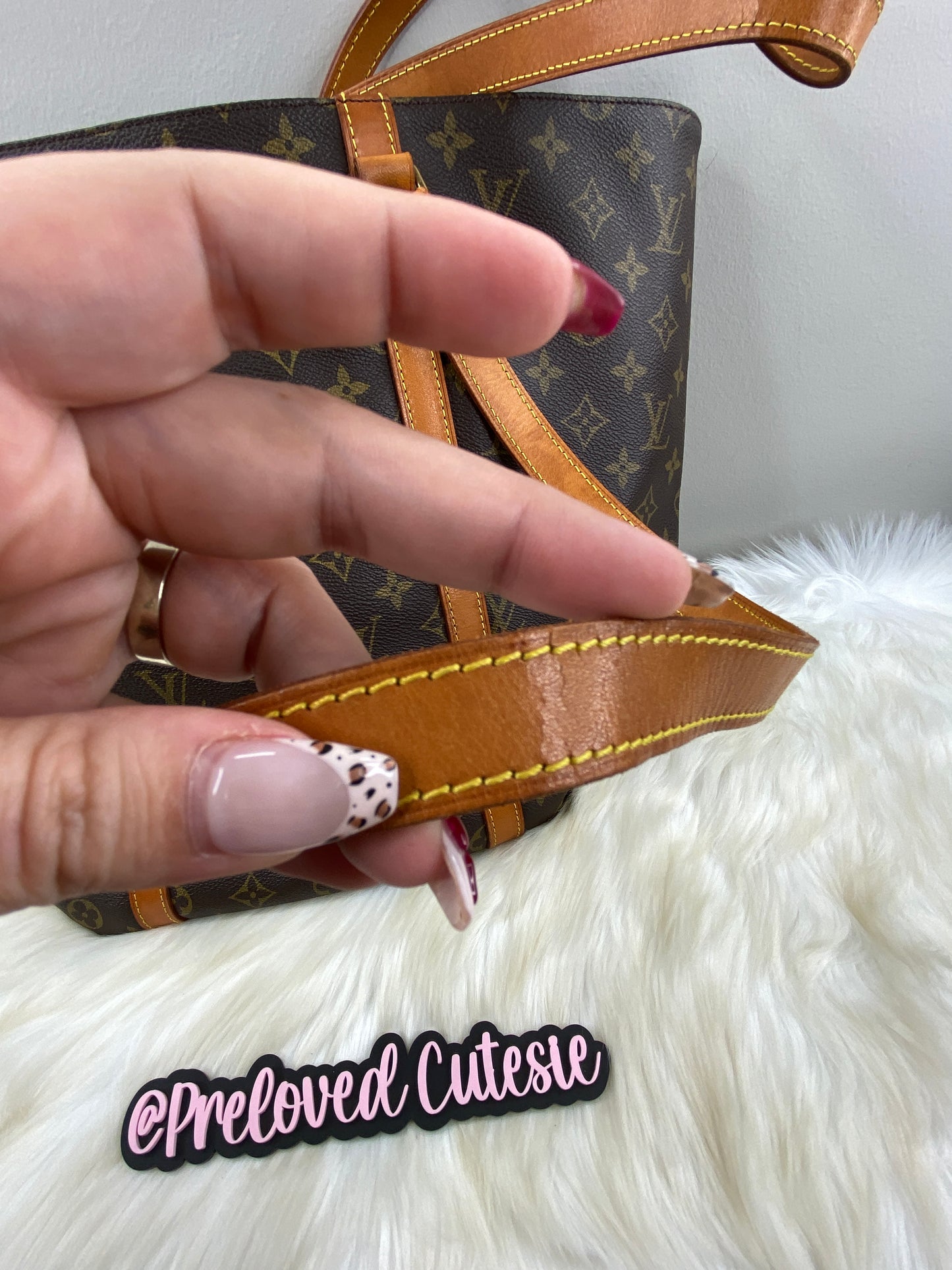 Louis Vuitton Sac Shopping Tote - Vintage Pre-Loved Handbag