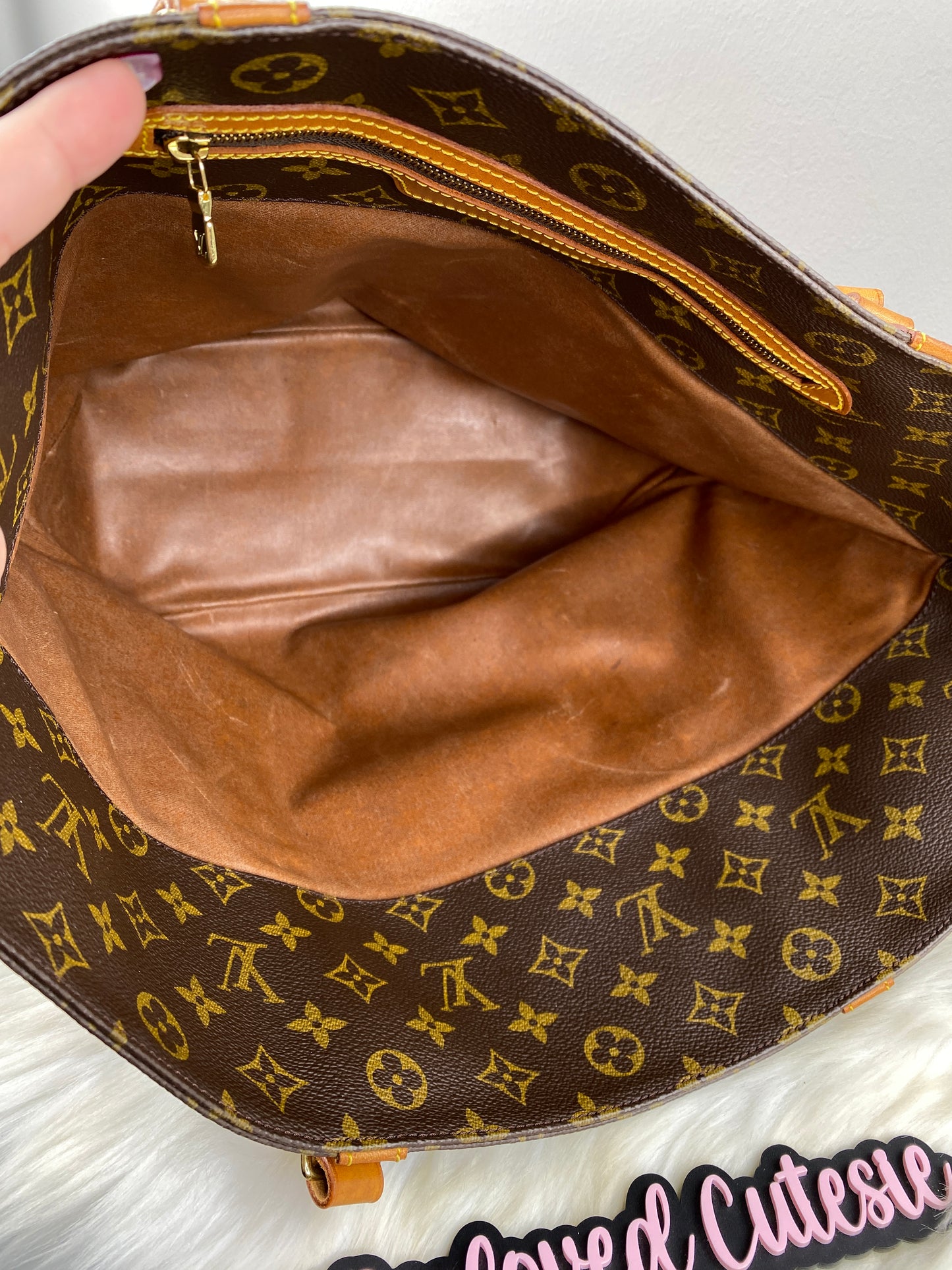 Louis Vuitton Sac Shopping Tote - Vintage Pre-Loved Handbag