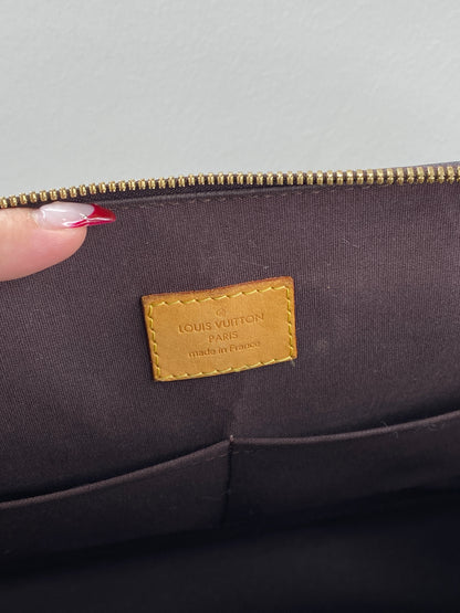 Louis Vuitton Alma GM Vernis in Amarante Red - LV Pre-Loved