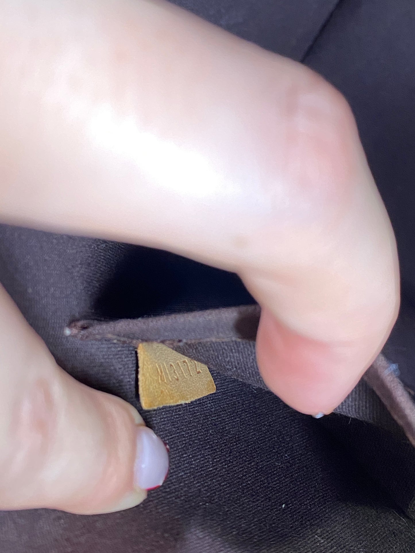 Louis Vuitton Alma GM Vernis in Amarante Red - LV Pre-Loved