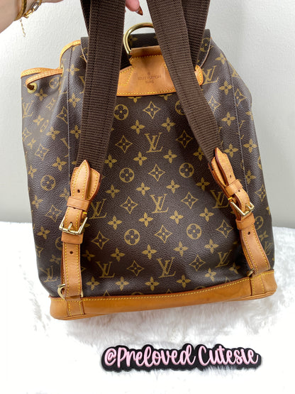 PRE-LOVED CUTESIE - LOUIS VUITTON MONTSOURIS GM BACKPACK MONOGRAM