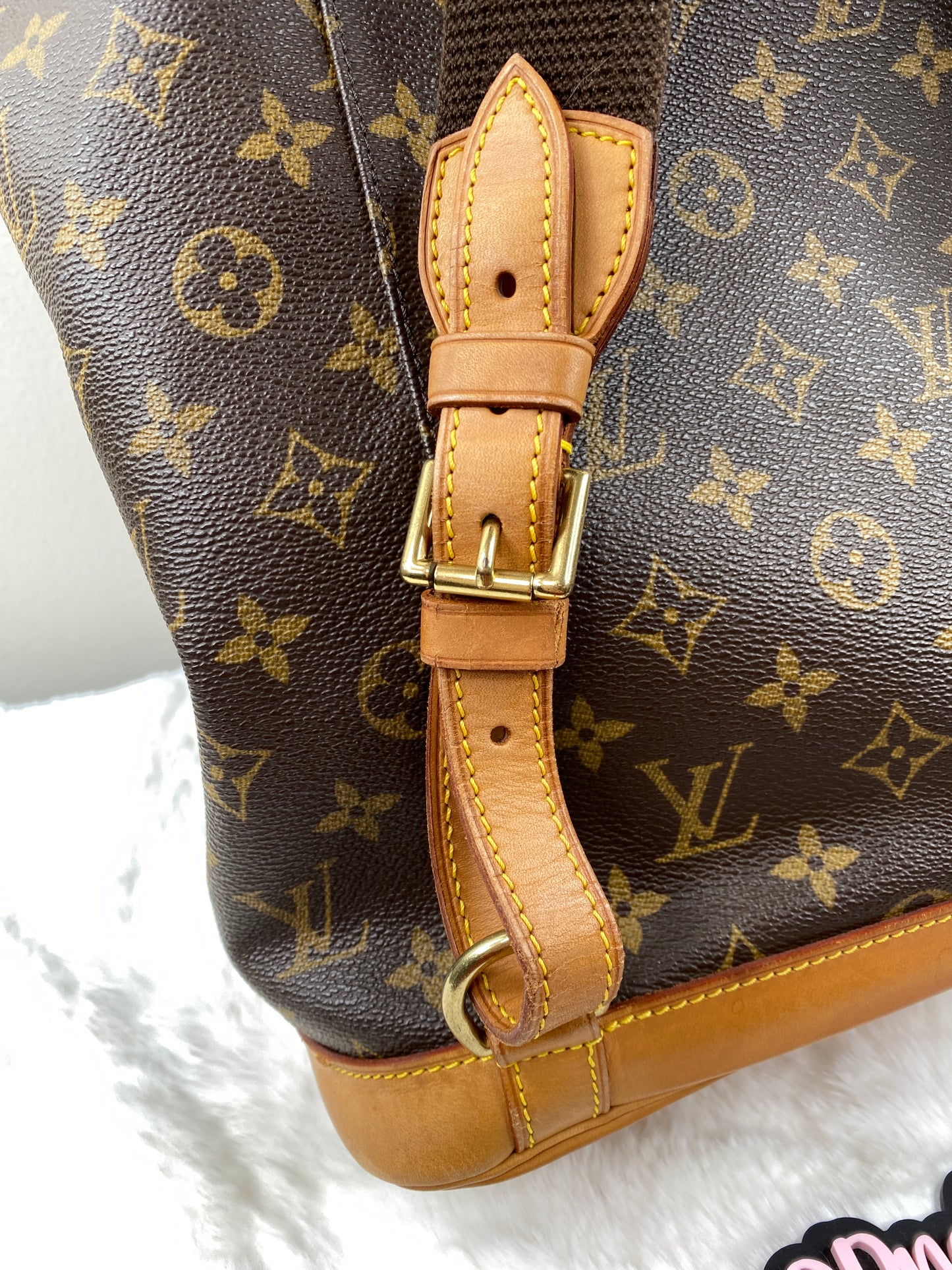 PRE-LOVED CUTESIE - LOUIS VUITTON MONTSOURIS GM BACKPACK MONOGRAM
