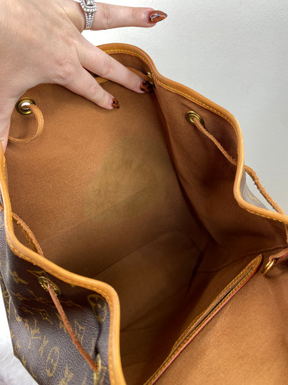 PRE-LOVED CUTESIE - LOUIS VUITTON MONTSOURIS GM BACKPACK MONOGRAM