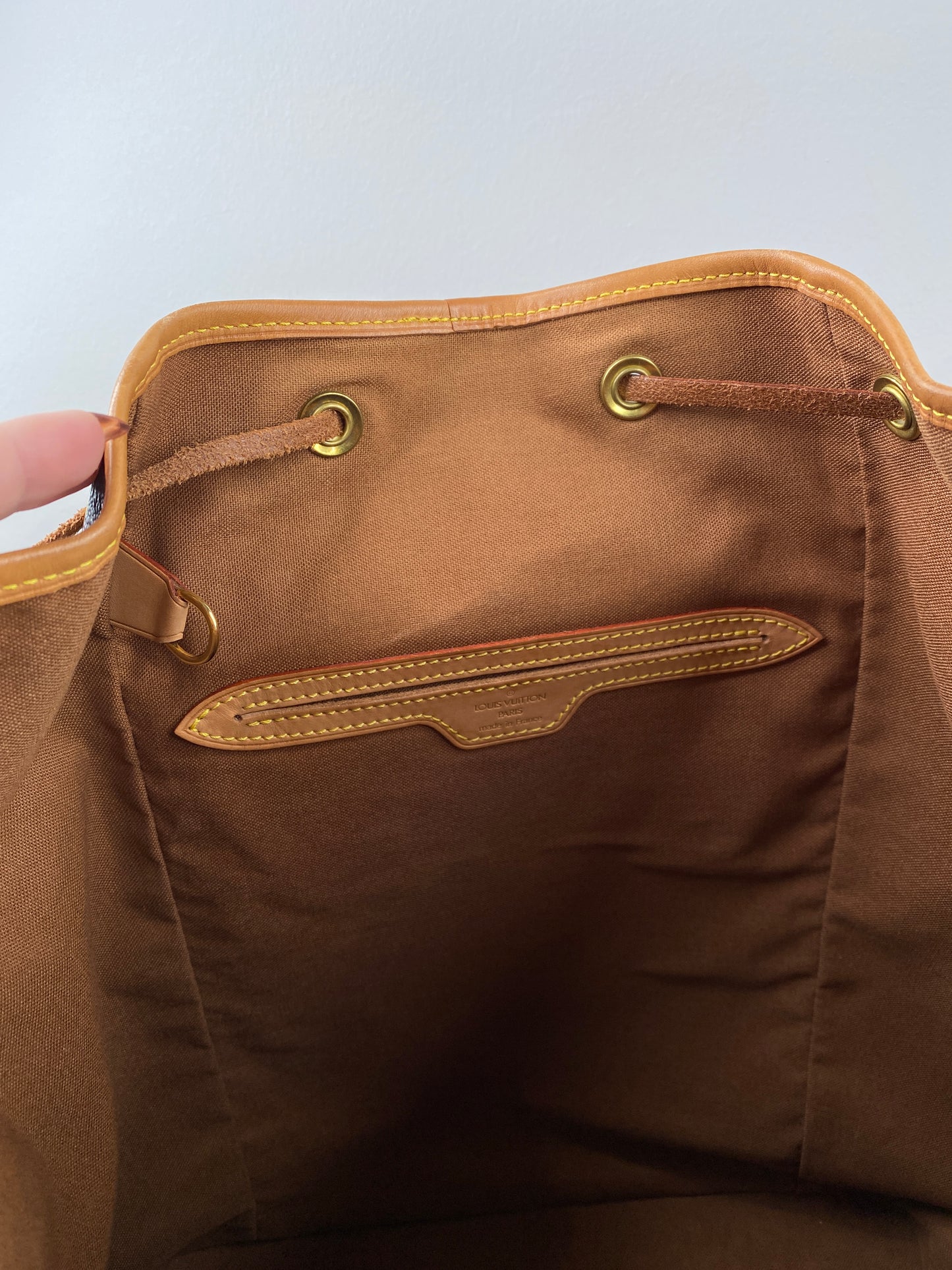 PRE-LOVED CUTESIE - LOUIS VUITTON MONTSOURIS GM BACKPACK MONOGRAM