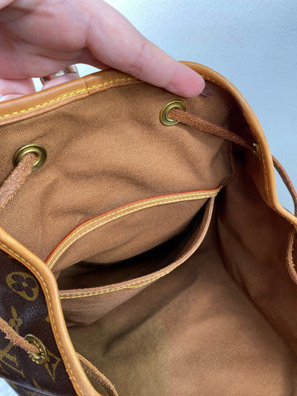 PRE-LOVED CUTESIE - LOUIS VUITTON MONTSOURIS GM BACKPACK MONOGRAM